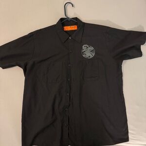 XL Black Marilyn Monroe Work Shirt